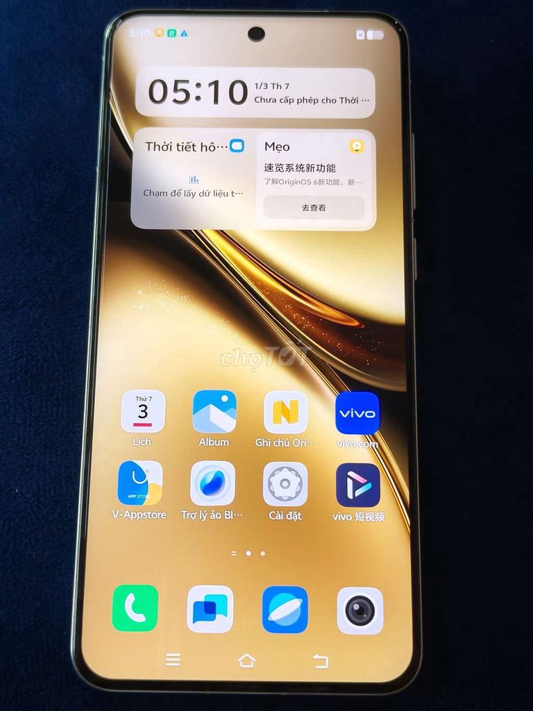 Vivo X200 Vàng kem 12GB/256GB 92%. Mua bán Điện thoại tại Quận 10 Tp Hồ Chí Minh được đăng bởi Samurai hình 1