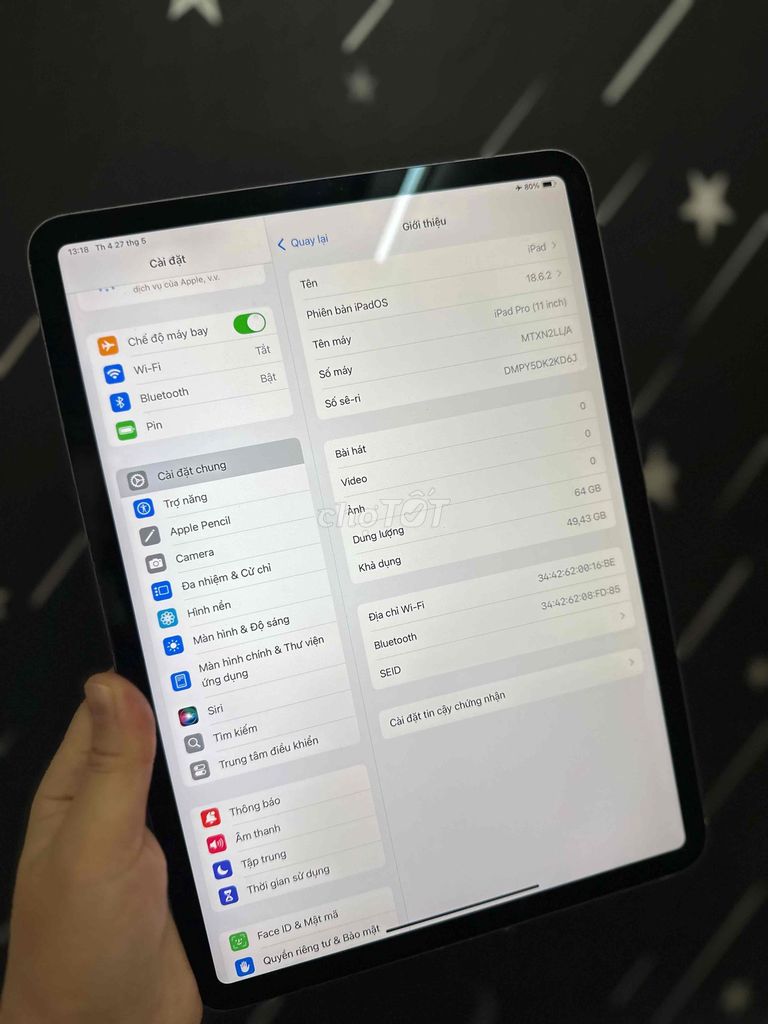🔥PRO 2018 / WIFI / 64GB 🔥. Mua bán Máy tính bảng tại Quận Cầu Giấy Hà Nội được đăng bởi CACA IPAD STORE hình 1