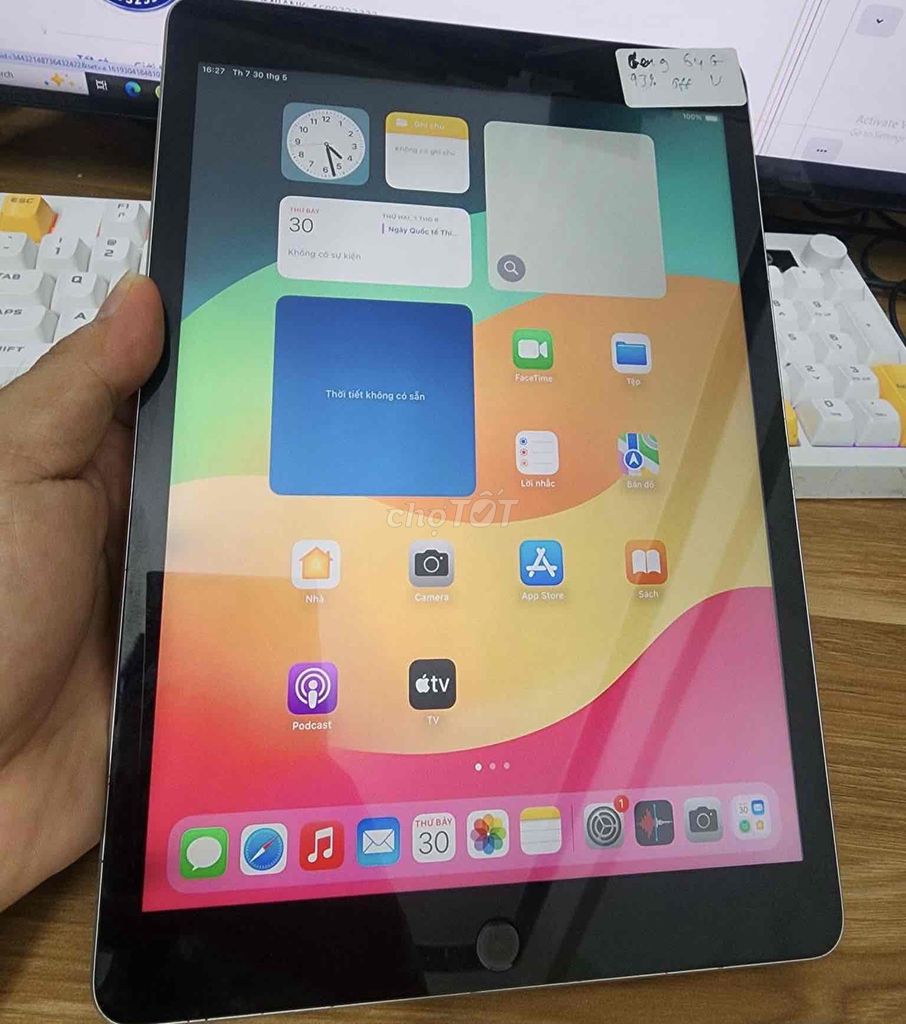 Apple iPad Gen 9 64GB Bạc. Mua bán Máy tính bảng tại Thành phố Long Khánh Đồng Nai được đăng bởi eden hình 1