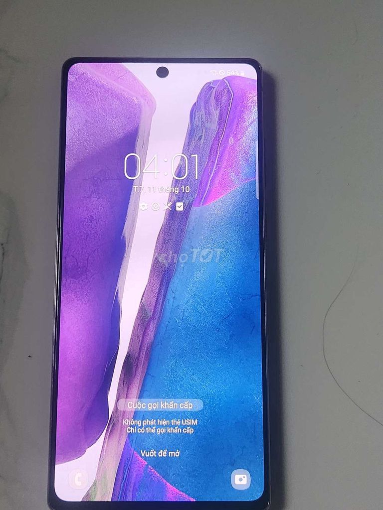 Bán samsung note20 5G. Mua bán Điện thoại tại Thành phố Thủ Đức Tp Hồ Chí Minh được đăng bởi Kha Bac hình 1