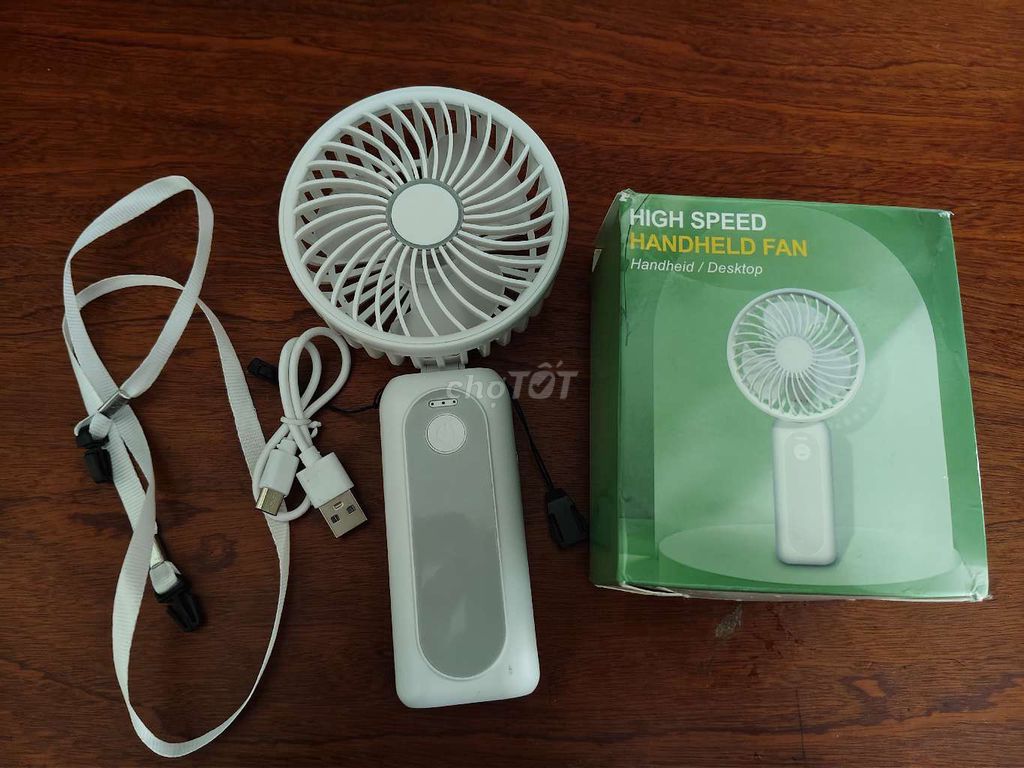 Quạt cầm tay M2 Trắng 4000mAh. Mua bán Quạt tại Huyện Phú Xuyên Hà Nội được đăng bởi Trung Tran hình 1