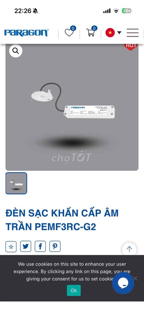 Đèn sự cố âm trần Paragon PEMF3RC-G2. Mua bán Đèn tại Quận Liên Chiểu Đà Nẵng được đăng bởi Phan thương hình 1