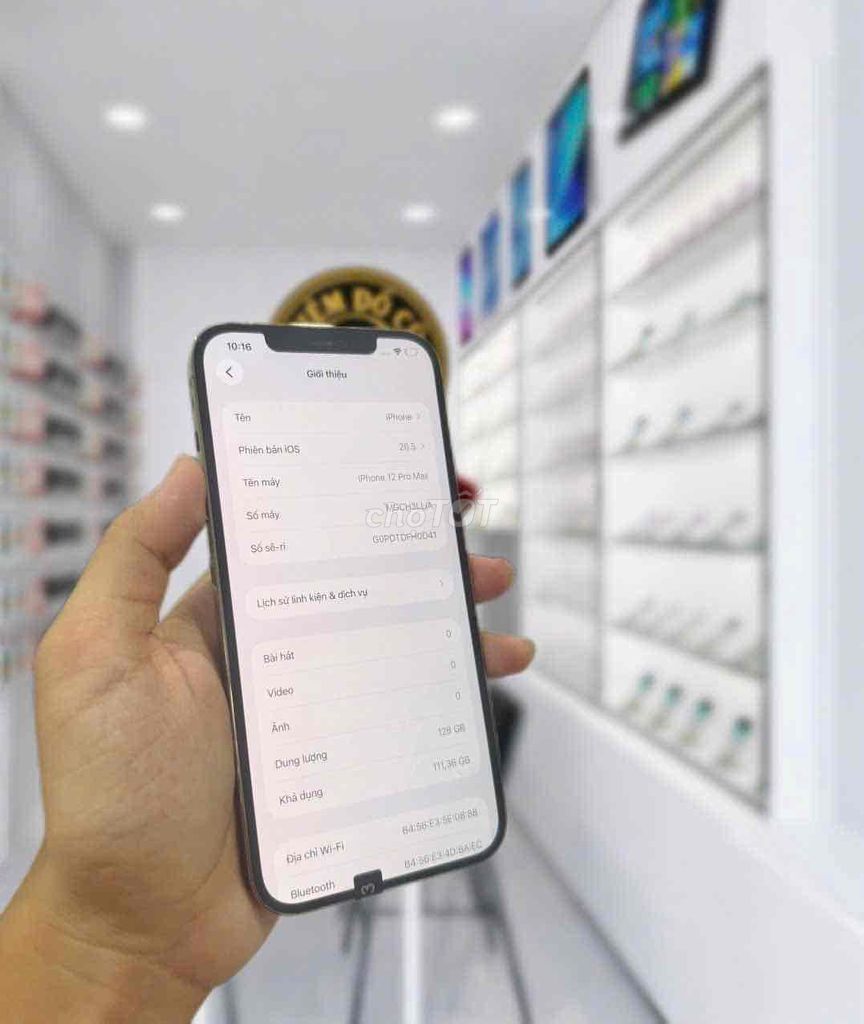iPhone 12 Pro Max 128GB Vàng. Mua bán Điện thoại tại Huyện Hàm Thuận Nam Bình Thuận được đăng bởi Quốc An hình 1