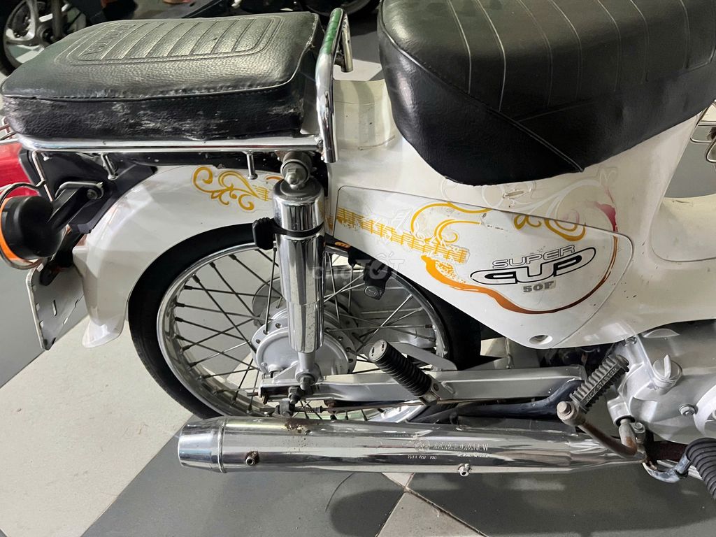 Honda Super Cub 50cc 2016 Trắng. Mua bán Xe máy tại Huyện Trảng Bom Đồng Nai được đăng bởi phương hình 5