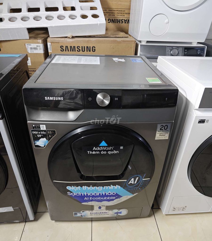 Máy giặt sấy Samsung 9.5kgz/6kg  Mới chưa sd. Mua bán Máy giặt tại Quận Nam Từ Liêm Hà Nội được đăng bởi Ngoc Nguyen hình 1