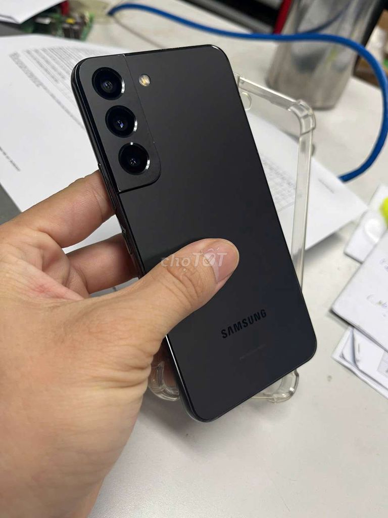 Samsung S22 Đen 2 sim. Mua bán Điện thoại tại Thành phố Vĩnh Long Vĩnh Long được đăng bởi Cầm đồ thanh lý  hình 1