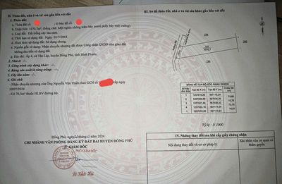 CHÍNH CHỦ BÁN 1.070,7M² ĐẤT ĐỒNG PHÚ, BÌNH PHƯỚC – SỔ HỒNG CHÍNH CHỦ