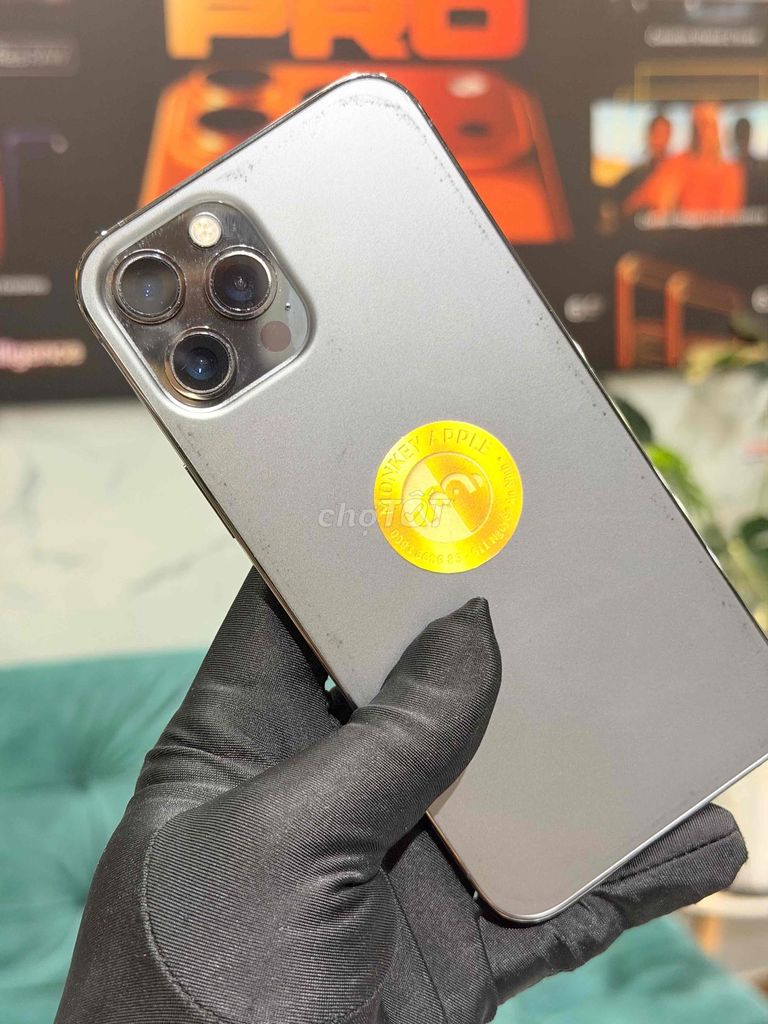 iPhone 12 Pro Max 128GB Đen Quốc tế. Mua bán Điện thoại tại Thành phố Vũng Tàu Bà Rịa - Vũng Tàu được đăng bởi Monkey Apple hình 1