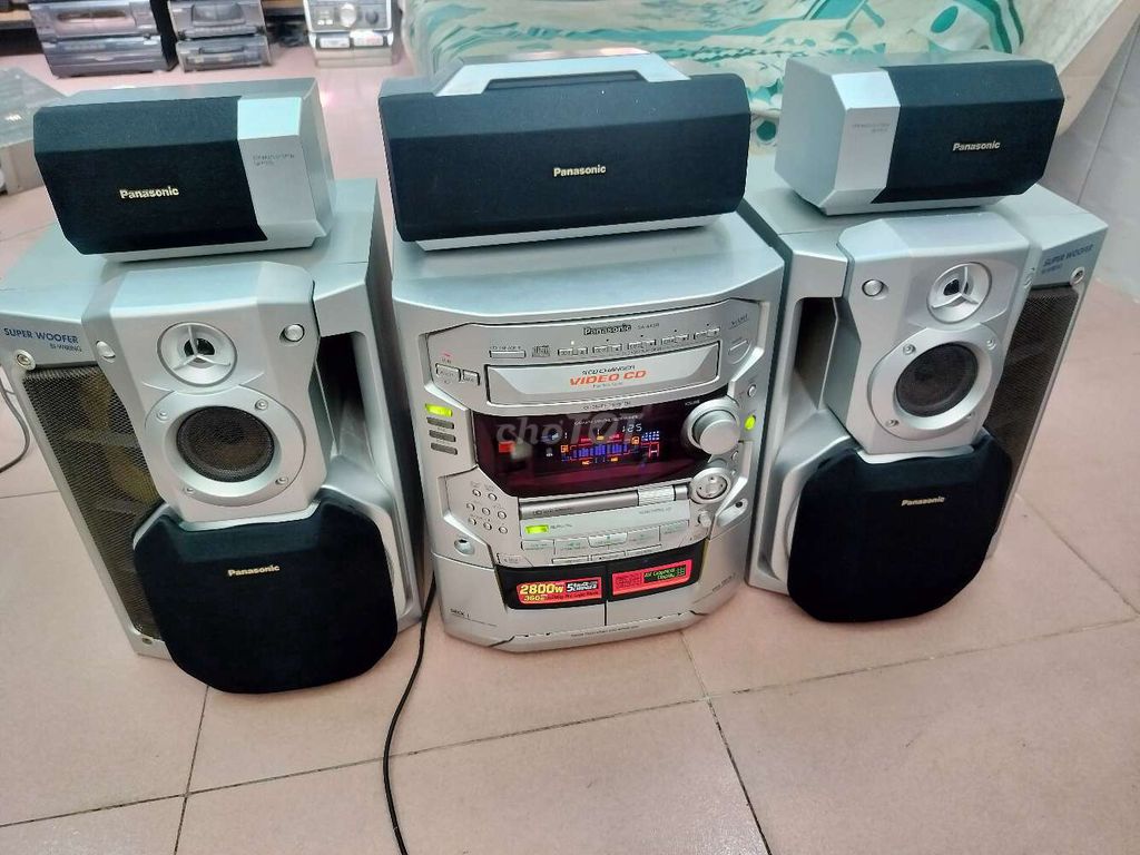 Panasonic ak88... Dàn đẹp hát CD, aux, FM, Bluetoo