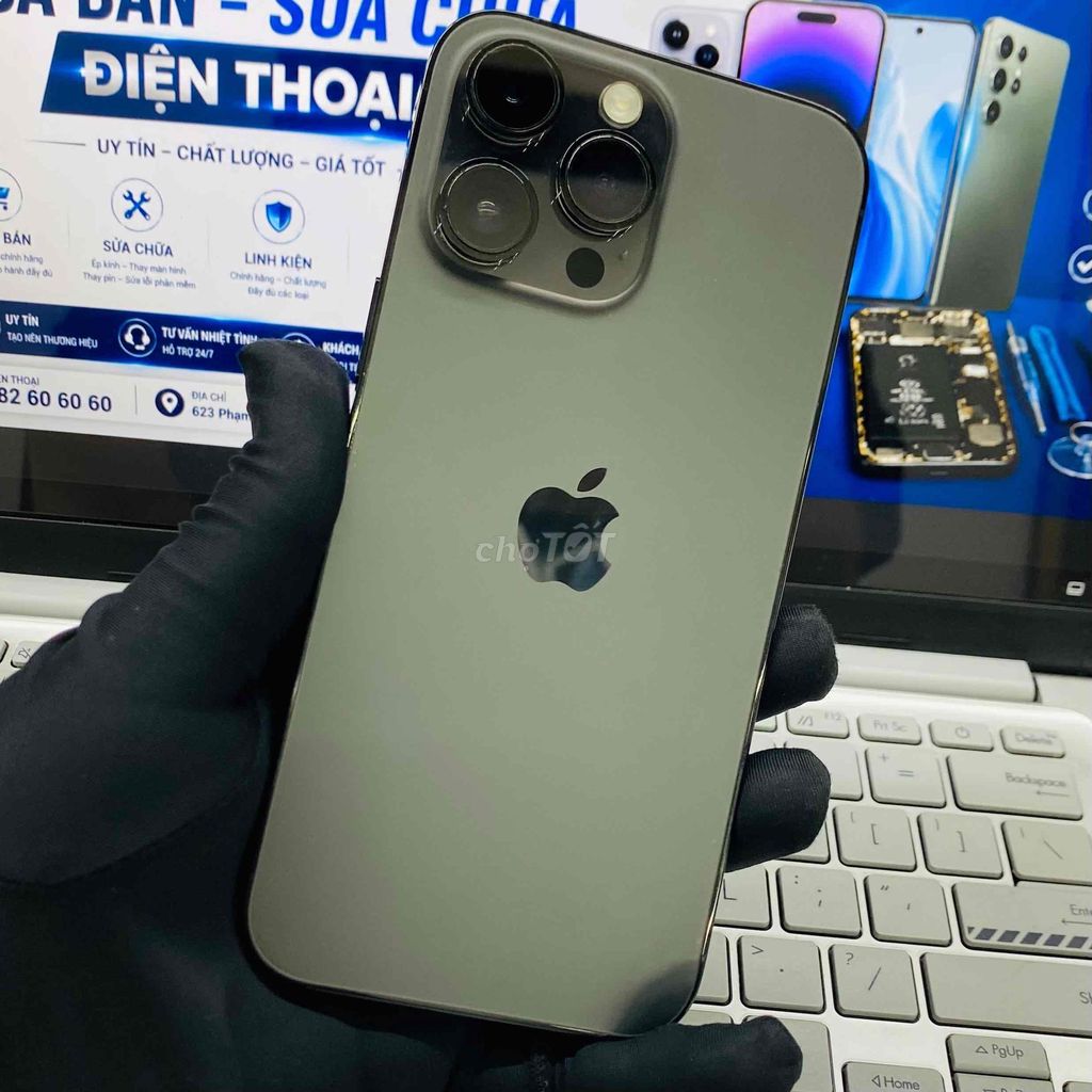 Apple iPhone 14 Pro Max 256GB màu đen VN/A. Mua bán Điện thoại tại Thành phố Biên Hòa Đồng Nai được đăng bởi DT MOBILE BIÊN HOÀ hình 1