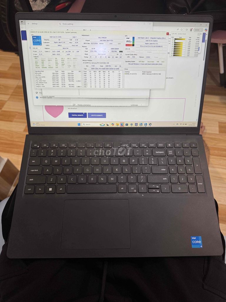 Laptop Dell 15 DC15250 i5 Gen 13 16GB/512GB. Mua bán Laptop tại Quận Tân Bình Tp Hồ Chí Minh được đăng bởi Chí Thành hình 1