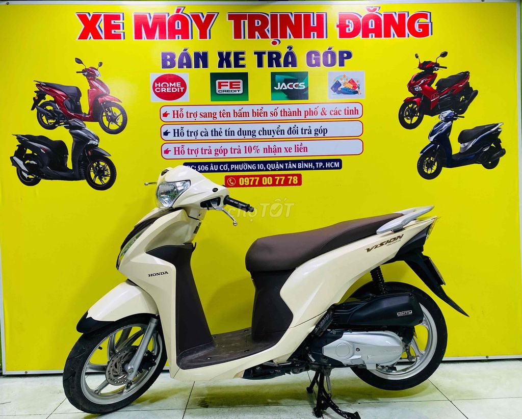 Honda vision 110Fi  hỗ trợ góp trả 2tr nhận xe