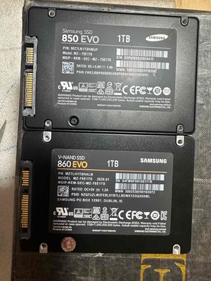 ổ cứng ssd sam sung 1T, 850 evo,860 evo 2.5”. Mua bán Linh kiện (RAM, Card...) tại Quận Hoàng Mai Hà Nội được đăng bởi Phan xuân Hồng