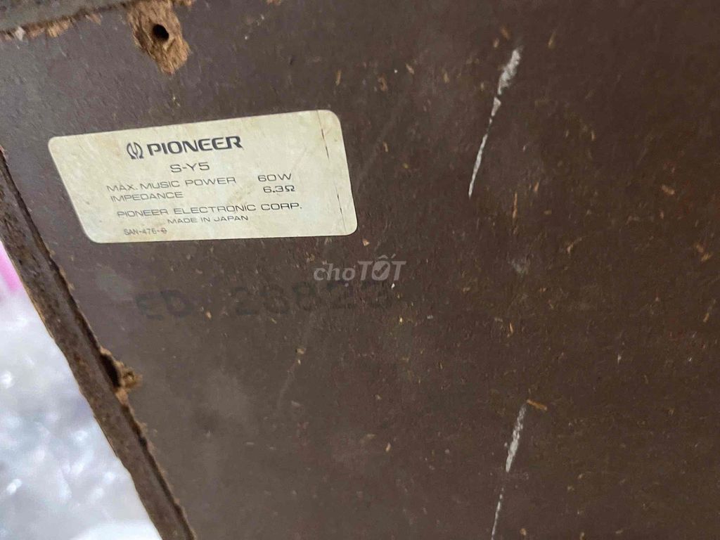 Loa Pioneer S-Y5. Mua bán Tivi, Âm thanh tại Huyện Thống Nhất Đồng Nai được đăng bởi TRINH THIÊM hình 1