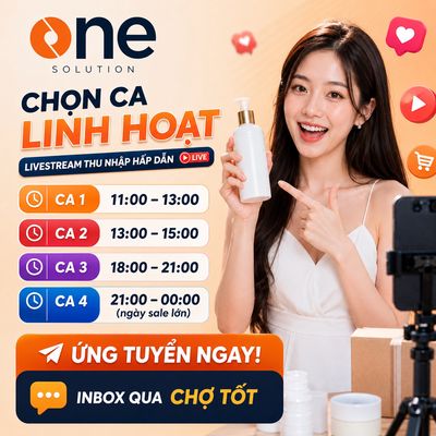CỘNG TÁC VIÊN LIVESTREAM BÁN HÀNG ONLINE