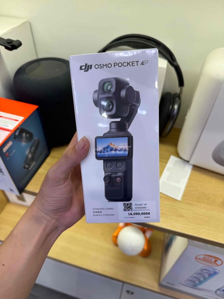 Máy quay DJI Osmo Pocket 4P Đen. Mua bán Máy ảnh, Máy quay tại Quận Thanh Khê Đà Nẵng được đăng bởi Apple Watch Chính Hãng SO1 DaNang hình 1