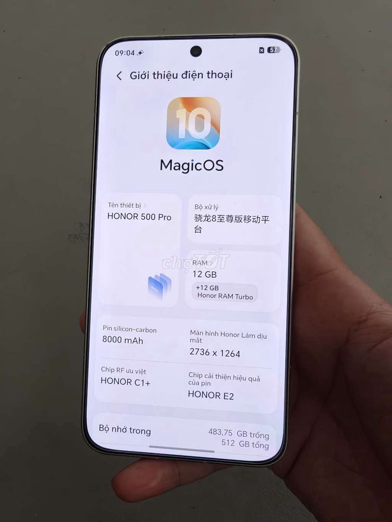 Honor 500 Pro 12GB/512GB có GL. Mua bán Điện thoại tại Thành phố Thủ Đức Tp Hồ Chí Minh được đăng bởi AVG Mobile hình 1