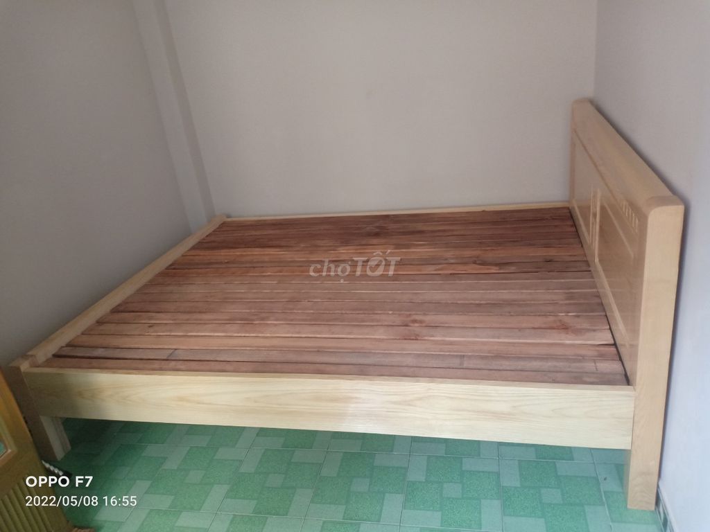 Giường gỗ sồi cao cấp 1m2,1m4,1m6,1m8x2m MỚI