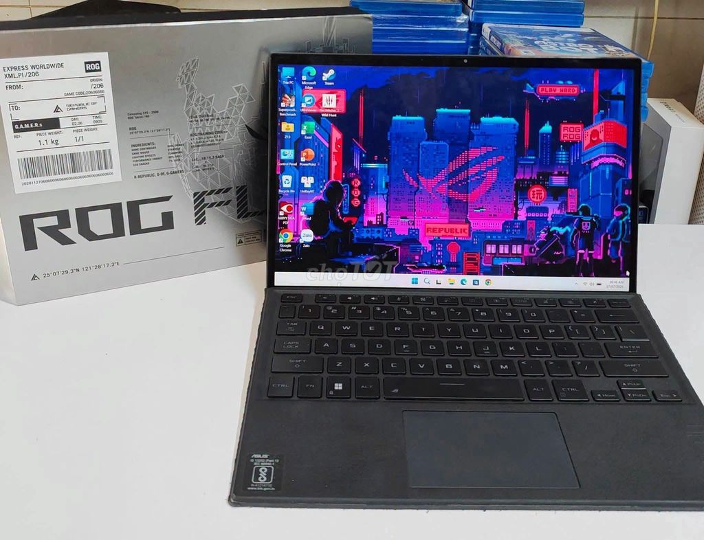 Asus ROG Flow Z13 i7-12700H RTX 3050 32GB/512GB Đen. Mua bán Laptop tại Thành phố Thủ Đức Tp Hồ Chí Minh được đăng bởi Hội Đồ Điện Tử hình 1