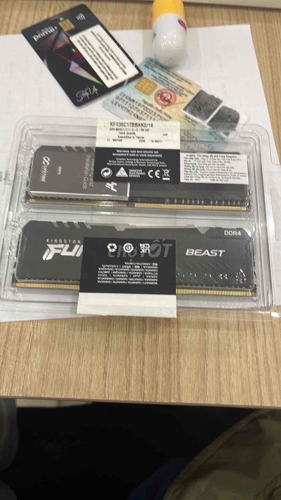 Ram kingston Ddr4 16gb 8x2 3600 rgb