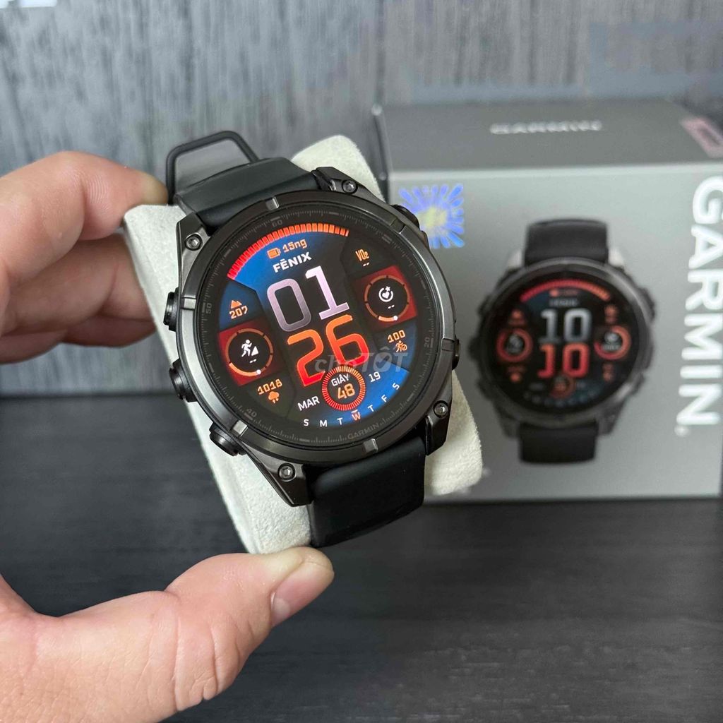 GARMIN FENIX 8 47mm AMOLED SAPPHIRE FPT 03/2027