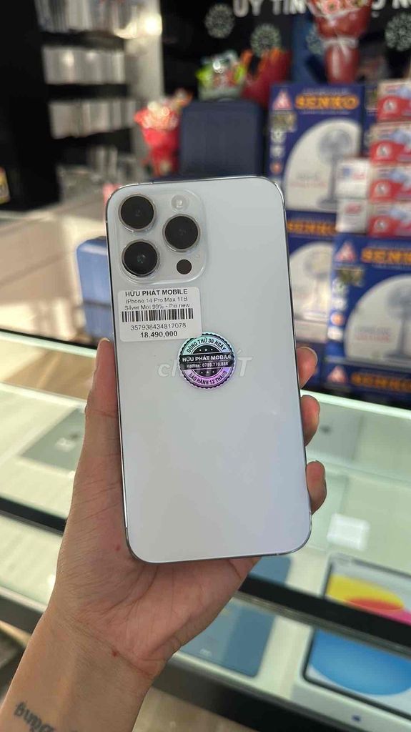 Apple iPhone 14 Pro Max 1TB Bạc Đã sử dụng. Mua bán Điện thoại tại Thị xã Bến Cát Bình Dương được đăng bởi H Đăng hình 1
