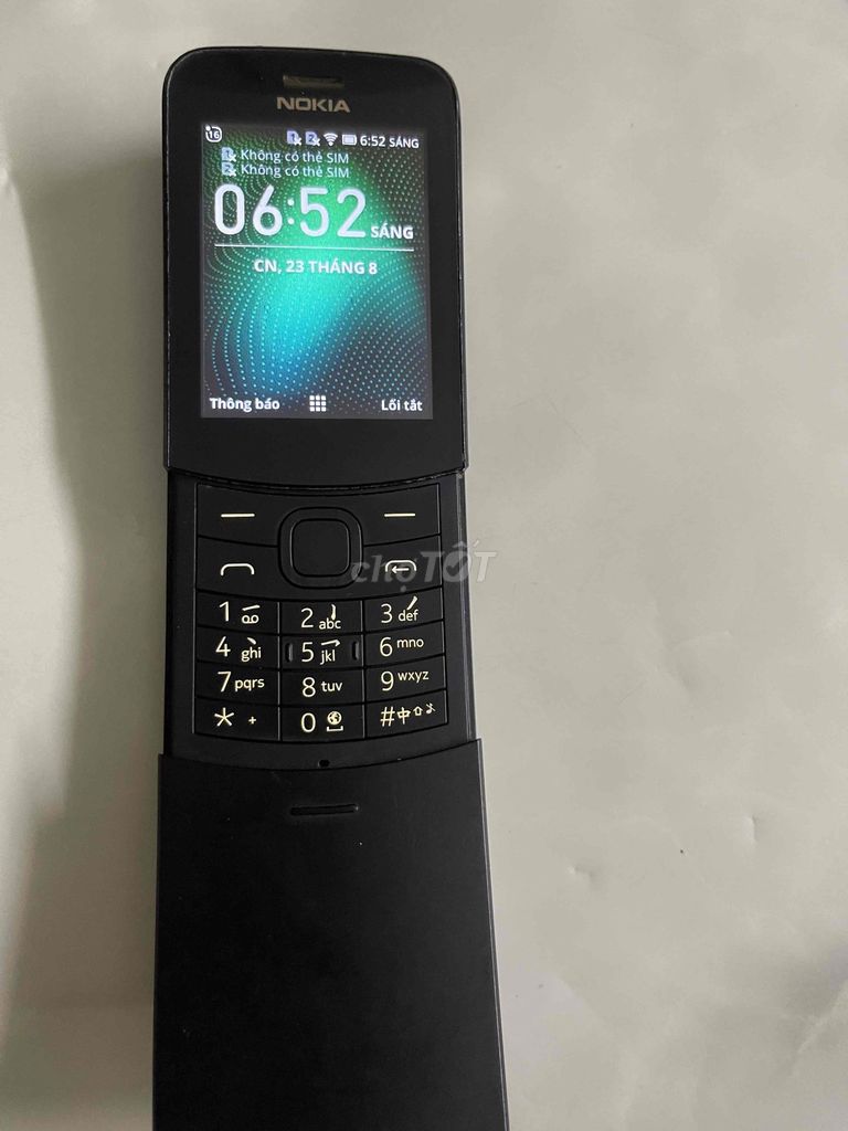 Nokia 8110 2 sim 4G Đen. Mua bán Điện thoại tại Quận Bình Thạnh Tp Hồ Chí Minh được đăng bởi Mất cả đời để học cách im lặng hình 1