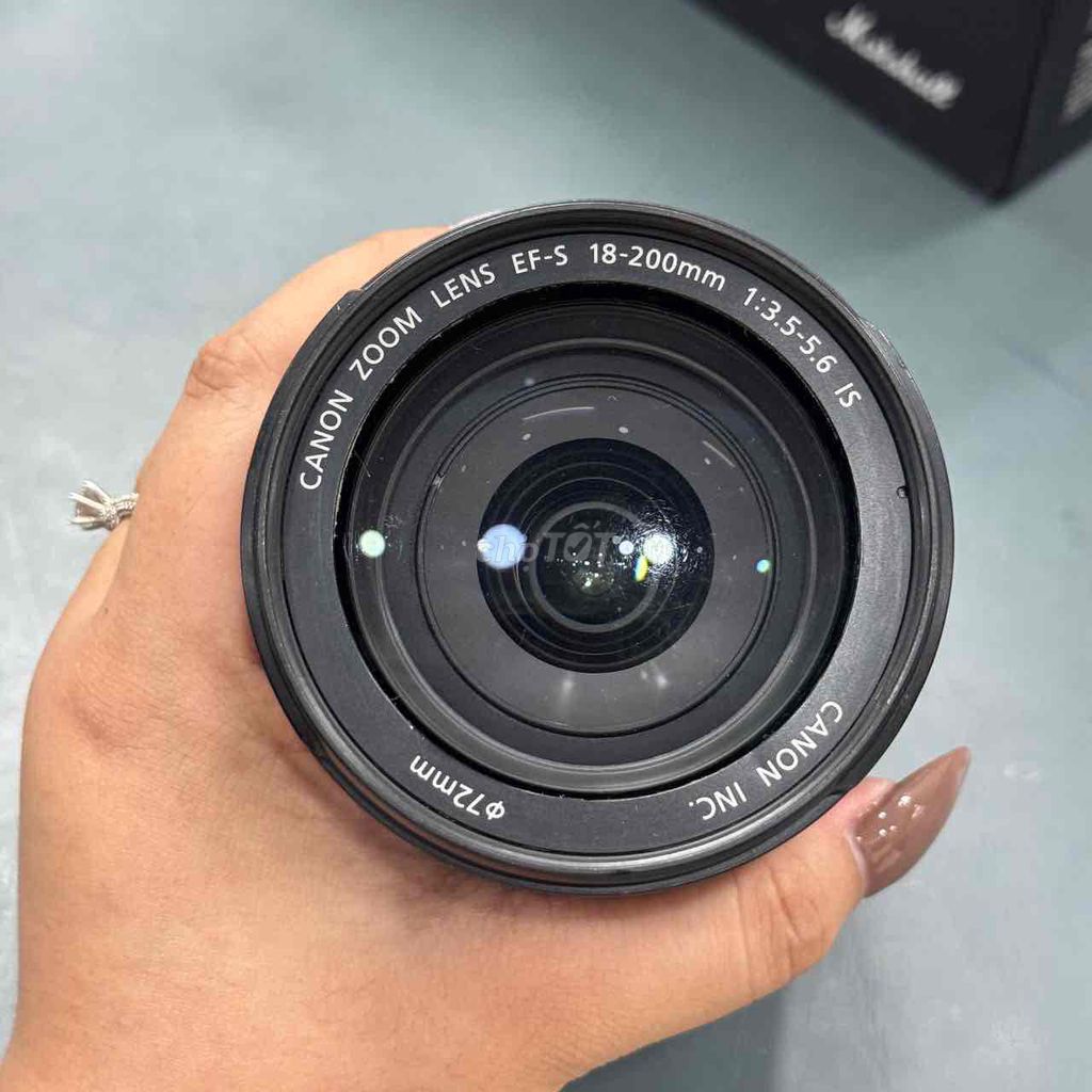 Ống kính Canon EF-S 18–200mm Đen. Mua bán Máy ảnh, Máy quay tại Quận 5 Tp Hồ Chí Minh được đăng bởi Thư Chuyên Hàng Điện Tử hình 1