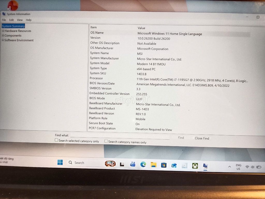 Laptop MSI . Mua bán Laptop tại Huyện Anh Sơn Nghệ An được đăng bởi Dung Nguyễn Quang hình 1