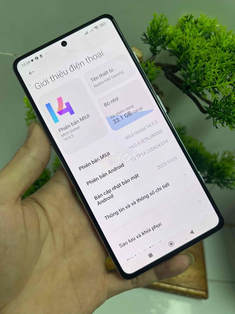 Xiaomi Redmi K40 Gaming 128GB Trắng. Mua bán Điện thoại tại Thành phố Tân An Long An được đăng bởi lê văn thái hình 1
