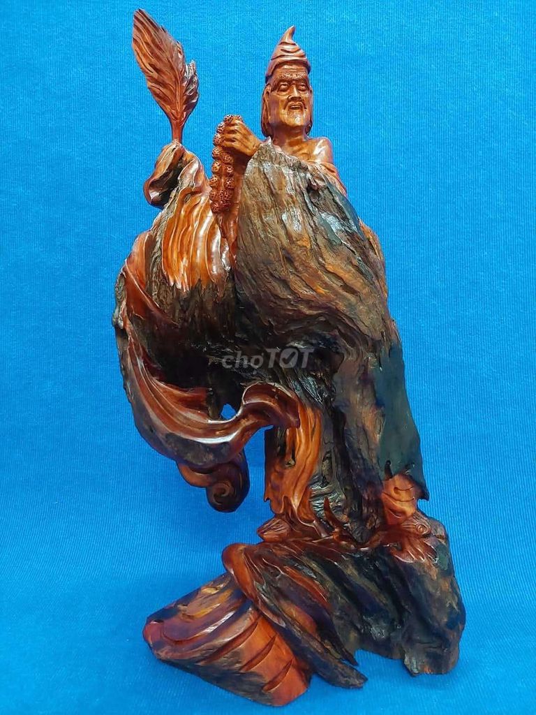 Tượng gỗ Tế Công Hòa Thượng 80cm. Mua bán Đồ sưu tầm, đồ cổ tại Thành phố Thủ Đức Tp Hồ Chí Minh được đăng bởi Trần Xuân Dương hình 1