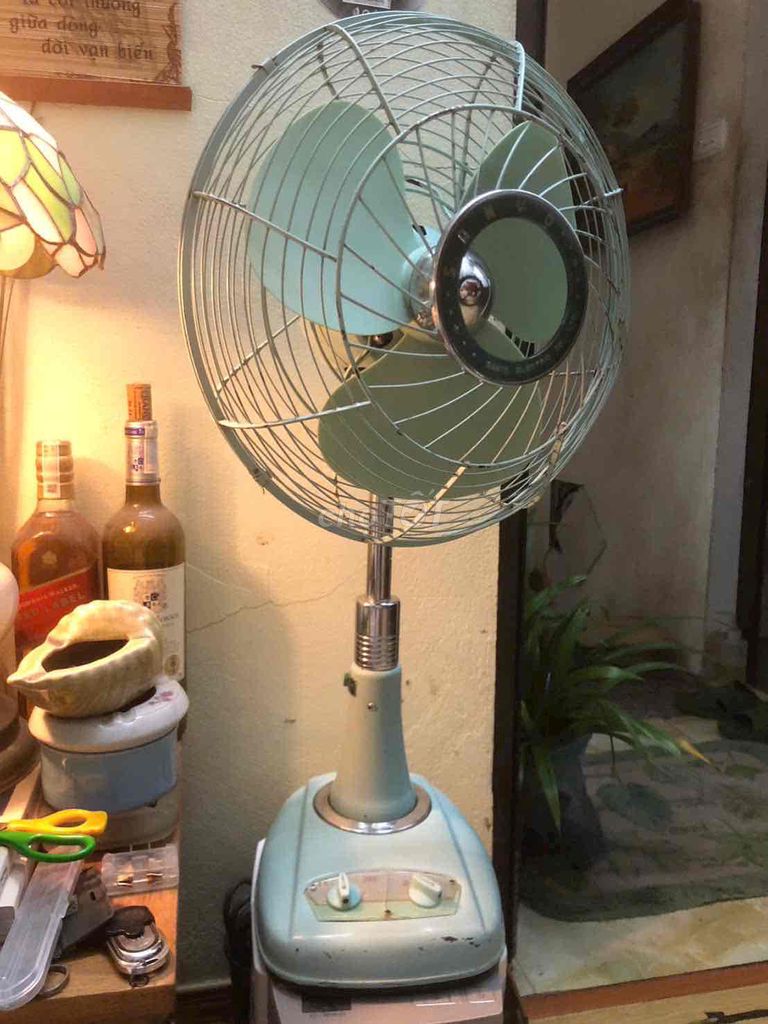 Quạt điện Sanyo V9-1430 Xanh ngọc 30cm. Mua bán Quạt tại Quận Tây Hồ Hà Nội được đăng bởi Anh Tuấn Audio Japan hình 1