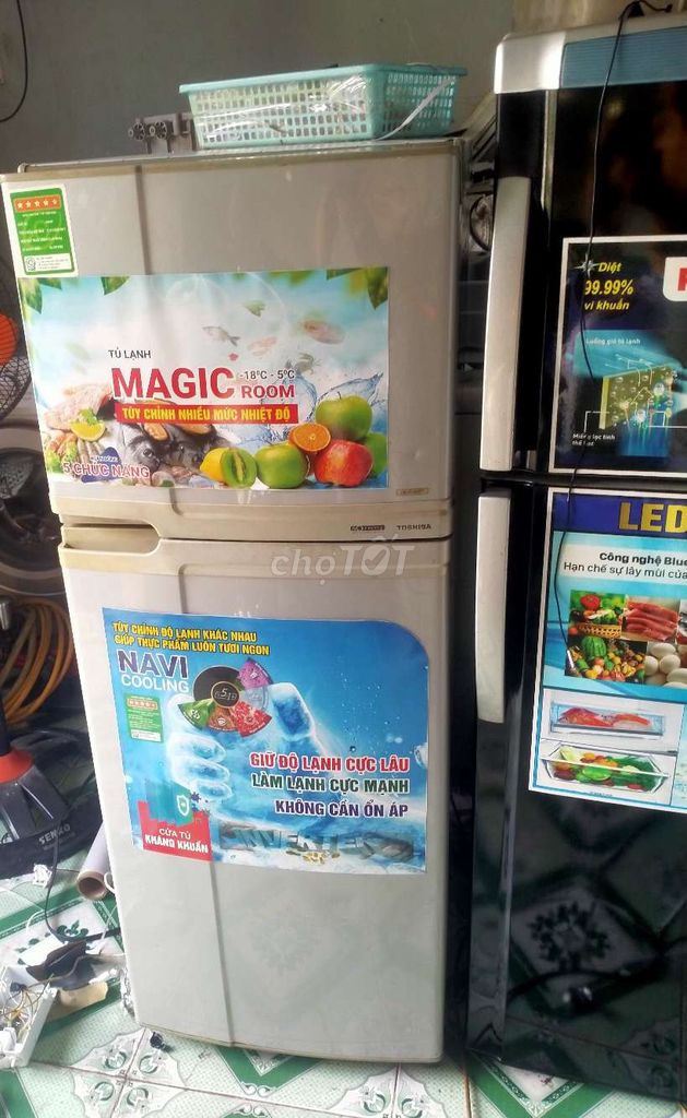 Tủ lạnh Toshiba 140L Xám. Mua bán Tủ lạnh tại Huyện Củ Chi Tp Hồ Chí Minh được đăng bởi Điện Lạnh Thanh Lý  hình 1