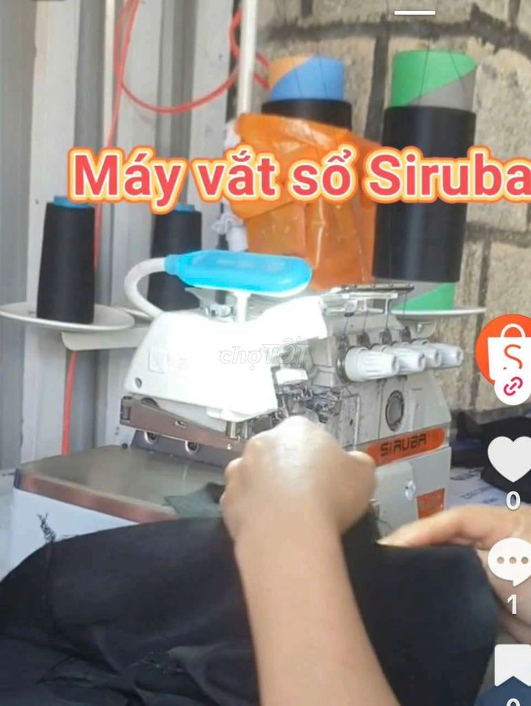 Máy vắt sổ Siruba Trắng bạc. Mua bán Đồ chuyên dụng, Giống nuôi trồng tại Quận Gò Vấp Tp Hồ Chí Minh được đăng bởi Thieng Ly hình 1