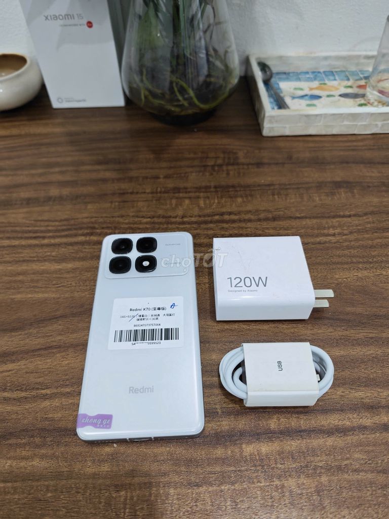 Redmi K70 Ultra 16/512 Trắng sạc 120w có ship COD. Mua bán Điện thoại tại Quận Hoàng Mai Hà Nội được đăng bởi Trần Ngọc Hiếu hình 1