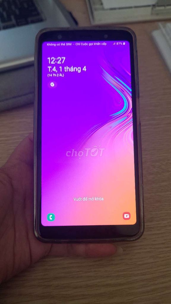 Samsung Galaxy A7 2018 Hồng. Mua bán Điện thoại tại Quận Cầu Giấy Hà Nội được đăng bởi Phạm Thư hình 1