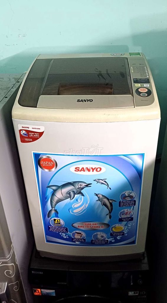 Máy giặt sanyo 7kg bảo hành 3 tháng