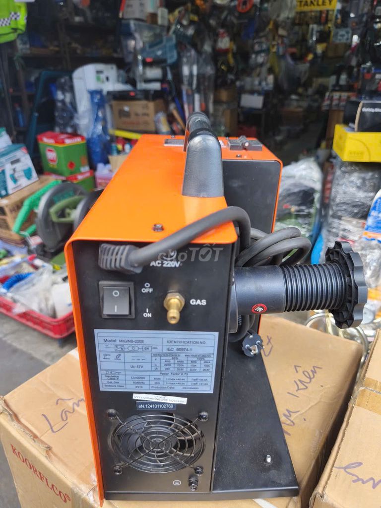 Thanh lý giá rẻ máy hàn EDON MIG/NB-220E . Mua bán Đồ dùng văn phòng tại Huyện Châu Thành Hậu Giang được đăng bởi Dụng cụ cơ khí Mái Dầm  hình 1