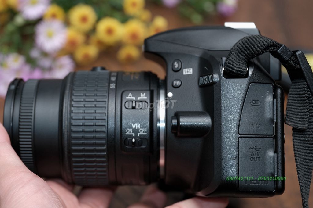 Máy ảnh Nikon D3300 18-55 VR Đen. Mua bán Máy ảnh, Máy quay tại Quận 3 Tp Hồ Chí Minh được đăng bởi NOVA HITECH hình 1