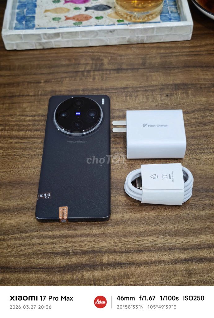Vivo X100 Pro 5G 12/256 Đen sạc 80w có ship COD. Mua bán Điện thoại tại Quận Hoàng Mai Hà Nội được đăng bởi Trần Ngọc Hiếu hình 1