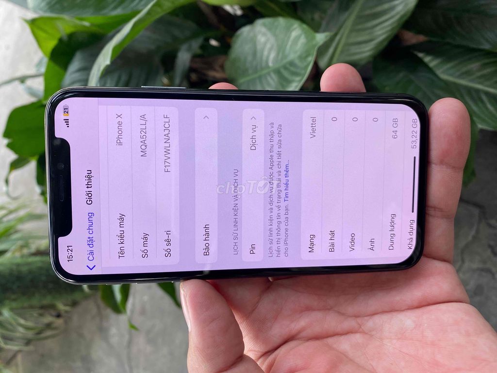 Iphone X quốc tế 64g full chức năng. Main zin