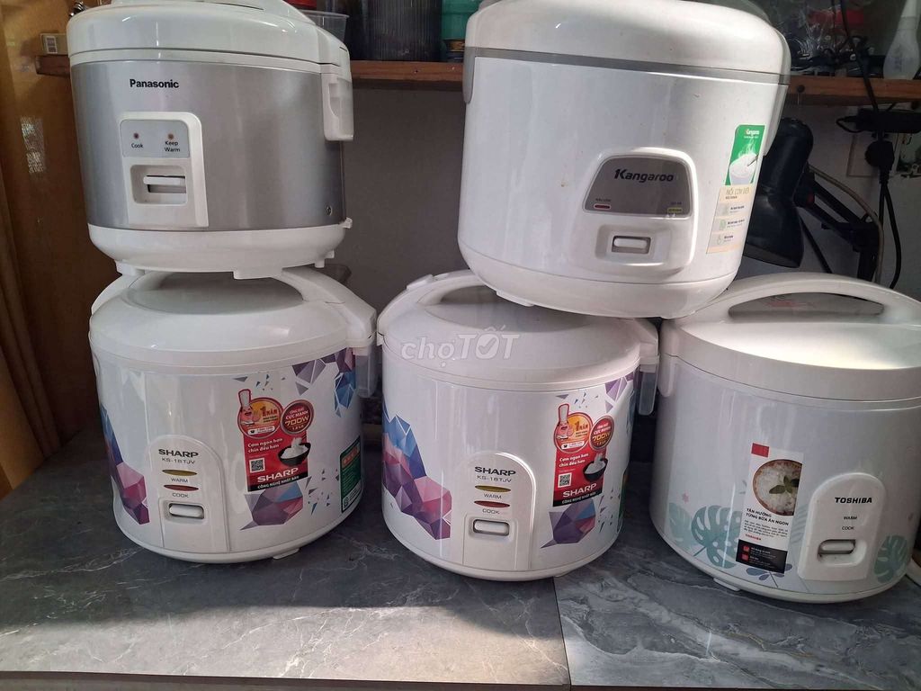 Nồi cơm điện Panasonic Trắng Đã sử dụng. Mua bán Bếp, lò, đồ điện nhà bếp tại Huyện Chơn Thành Bình Phước được đăng bởi Phan Thị Thơm hình 1