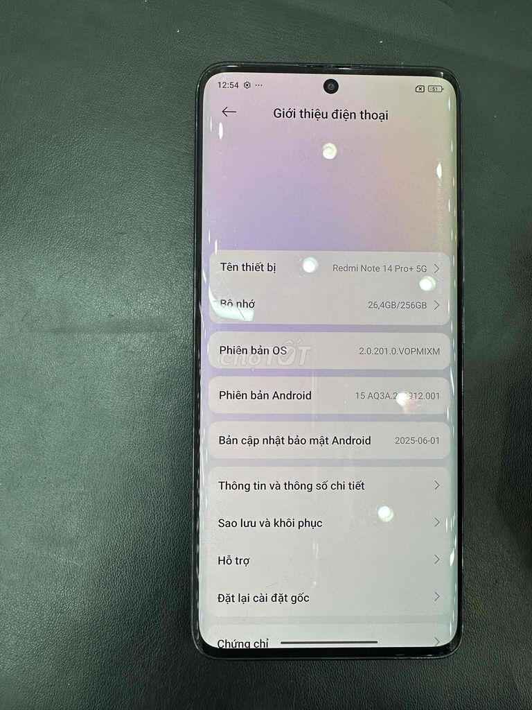 Xiaomi Redmi Note 14 Pro Plus 256GB Đen. Mua bán Điện thoại tại Quận 4 Tp Hồ Chí Minh được đăng bởi ĐĂNG hình 1