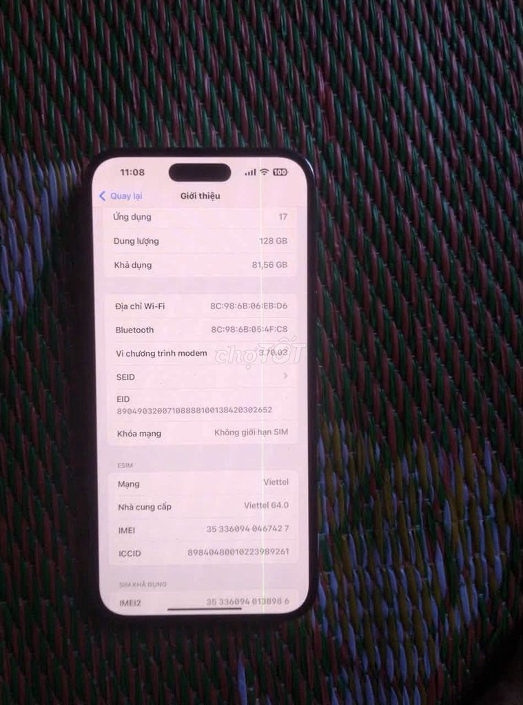 Apple iPhone 14 Pro Max 128GB Tím Đã sử dụng. Mua bán Điện thoại tại Huyện Hóc Môn Tp Hồ Chí Minh được đăng bởi Hội Đồ Điện Tử hình 1