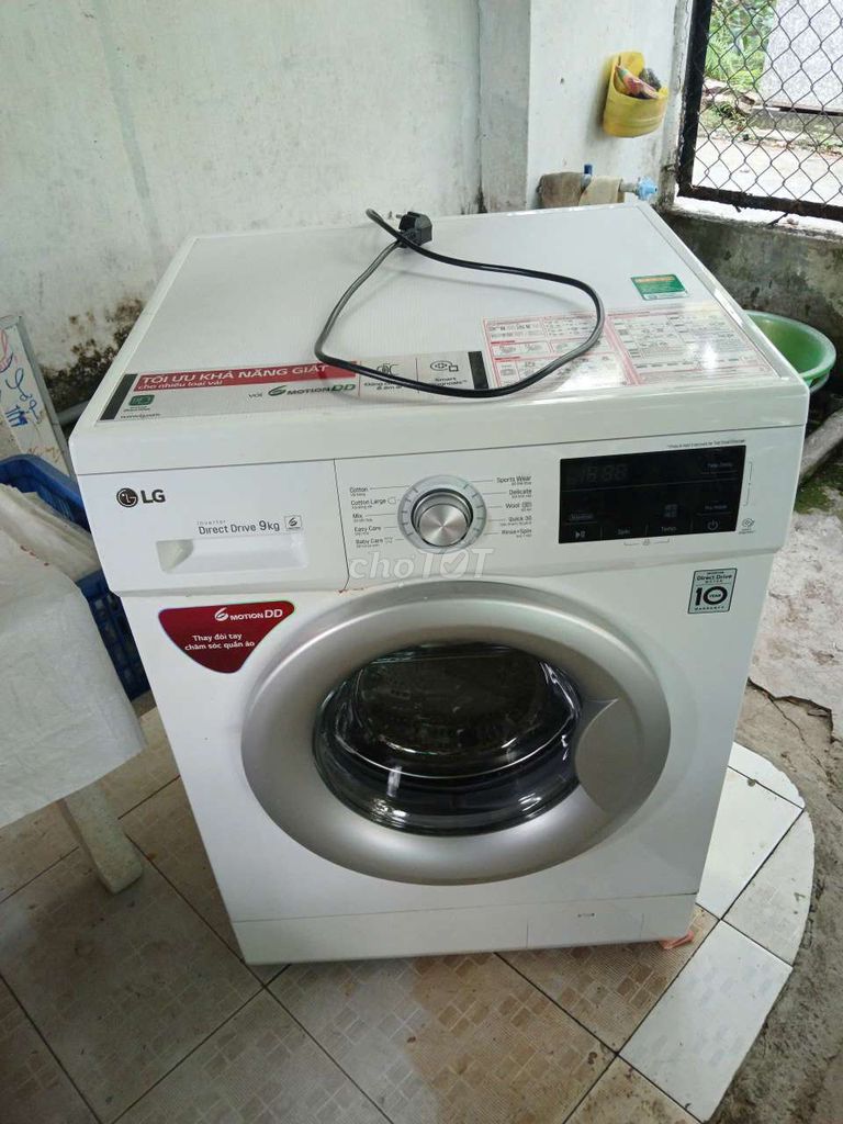 Máy giặt LG 9kg cửa ngang Trắng đã sử dụng. Mua bán Máy giặt tại Quận Cái Răng Cần Thơ được đăng bởi Lê Thanh Nhân hình 1