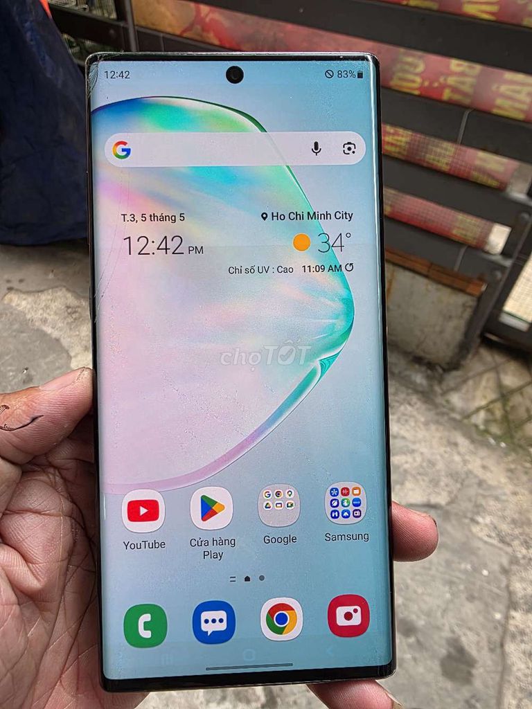  Galaxy Note10+ 5G 256GB zin toàn bộ giá rẻ . Mua bán Điện thoại tại Quận 8 Tp Hồ Chí Minh được đăng bởi Thiên Hòa mobile  hình 1