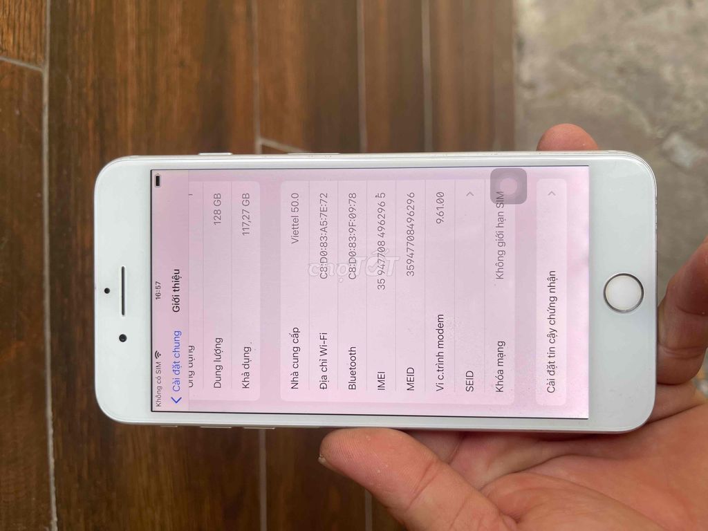 iphone 7plus trắng 128g