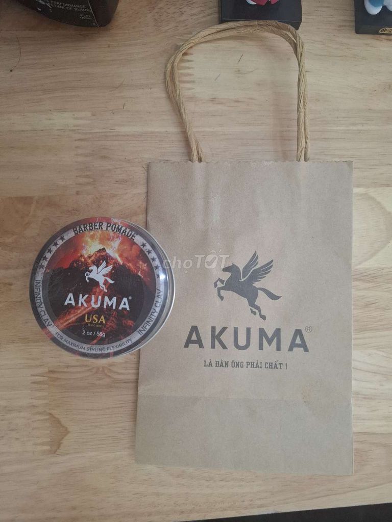 Sáp vuốt tóc Akuma Infinity Clay USA 56g. Mua bán Phụ kiện thời trang khác tại Quận 6 Tp Hồ Chí Minh được đăng bởi Thanh Văn hình 1