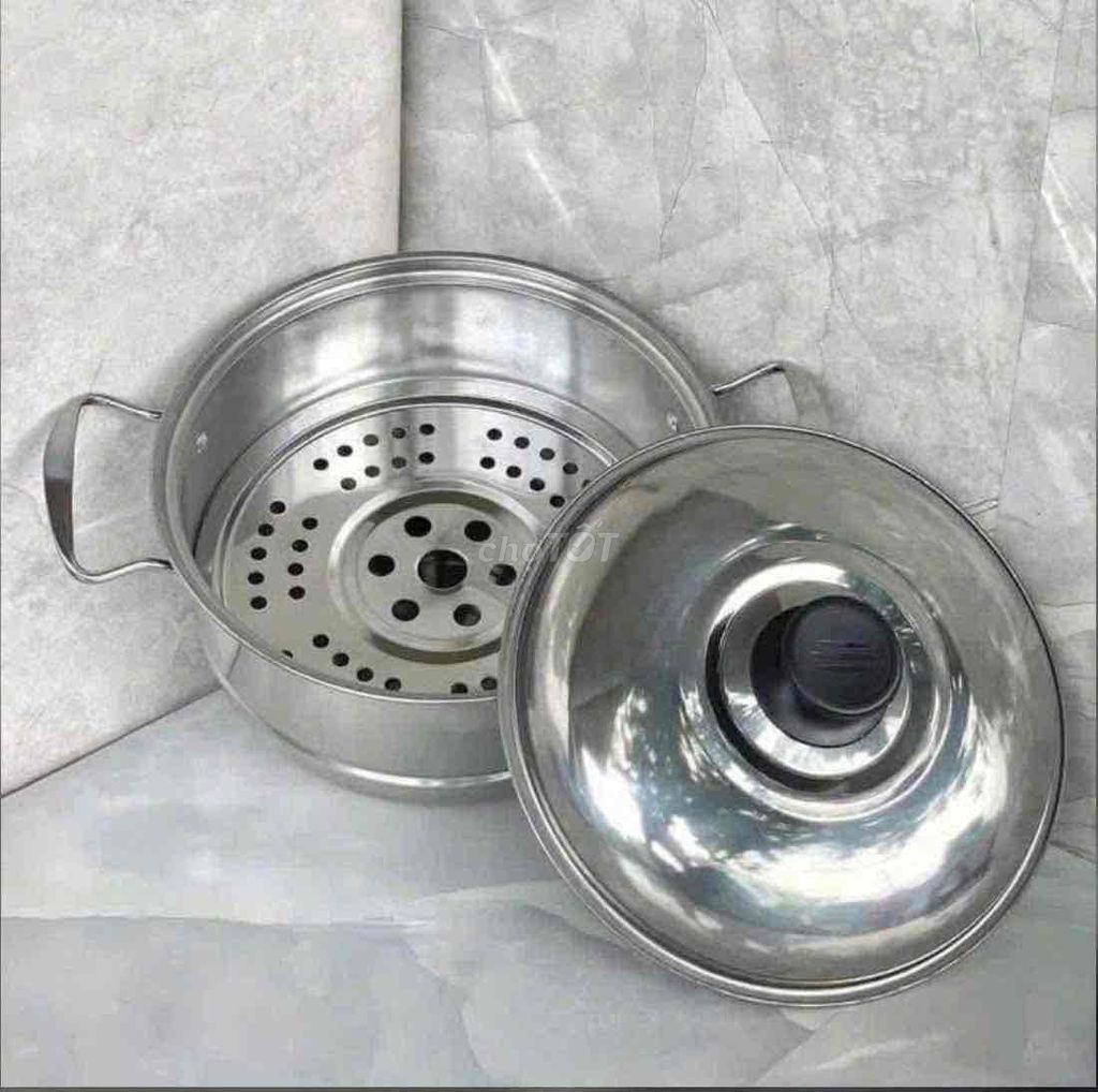 Nồi hấp Inox màu Bạc 19cm. Mua bán Dụng cụ nhà bếp tại Quận 7 Tp Hồ Chí Minh được đăng bởi Hạnh Đào  hình 1