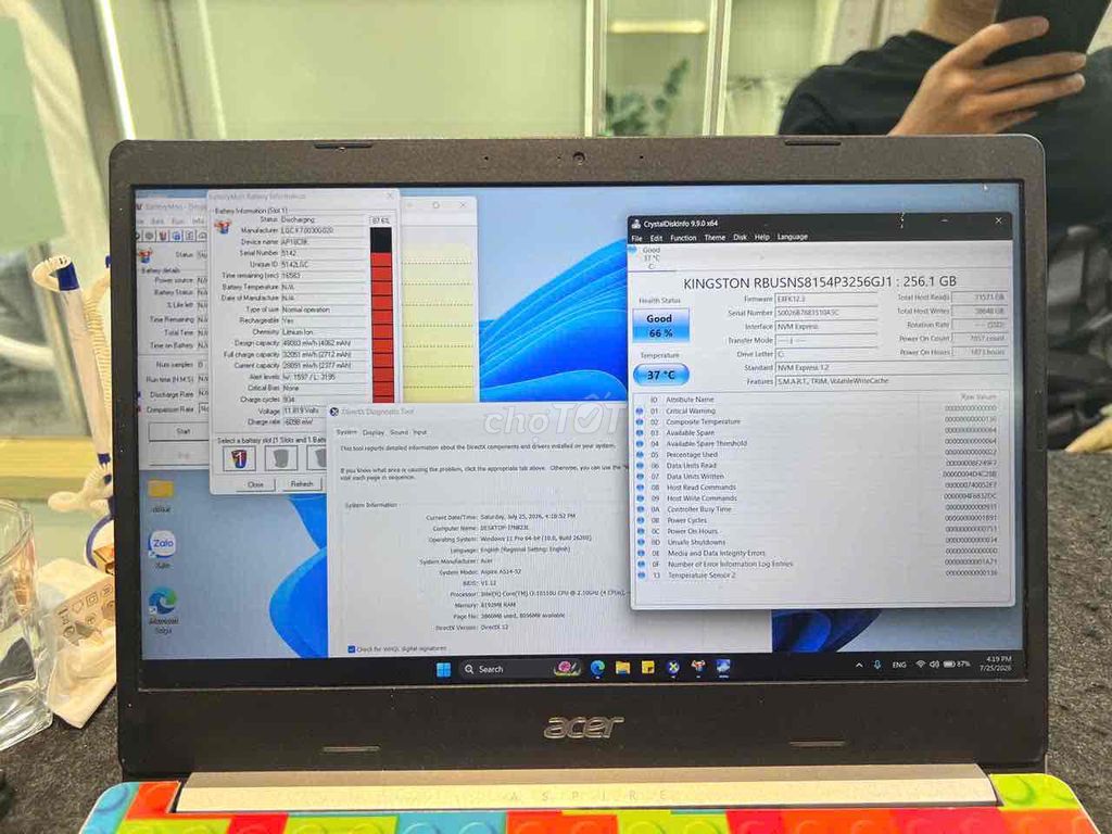 Acer Aspire A514-52 i3-10110U 8GB/256GB Bạc. Mua bán Laptop tại Quận Đống Đa Hà Nội được đăng bởi Quang Luxthumua hình 1